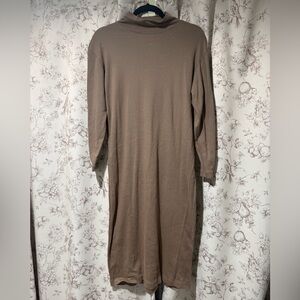 J. Crew Brown Midi Dress